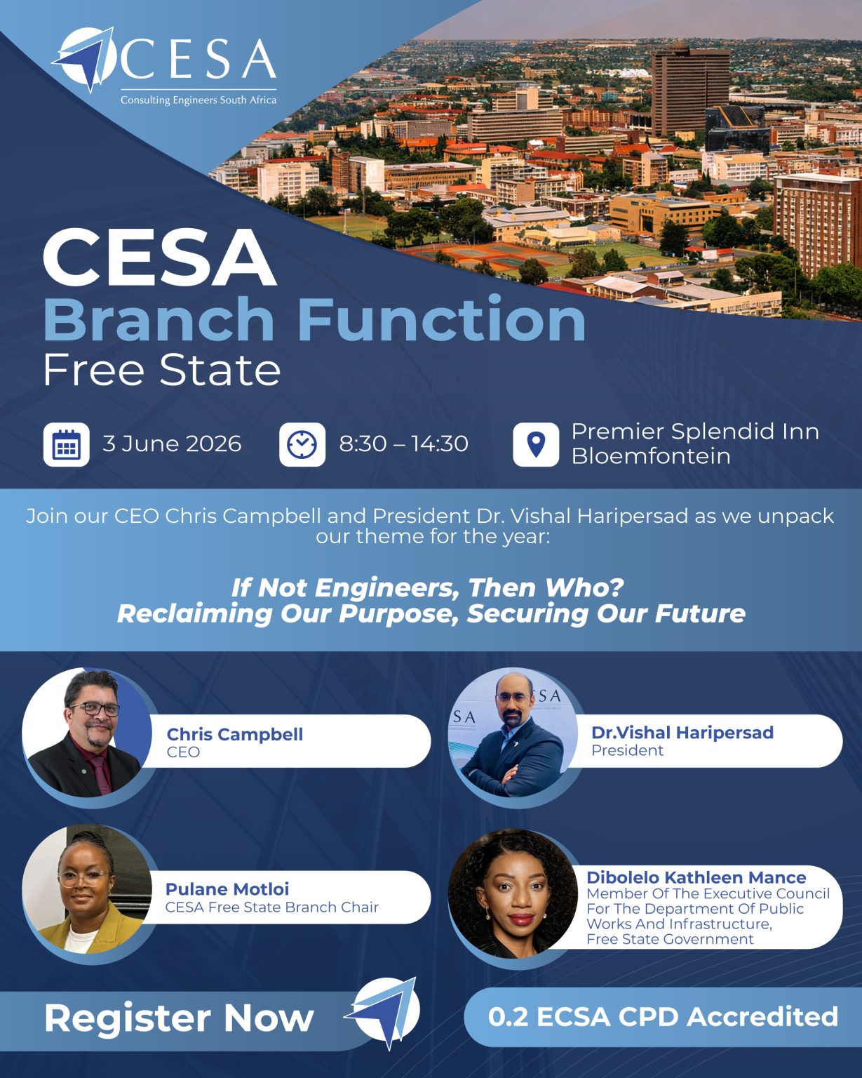 Upcoming Free State Branch – 3 June 2026 – CESA | Consulting Engineers ...
